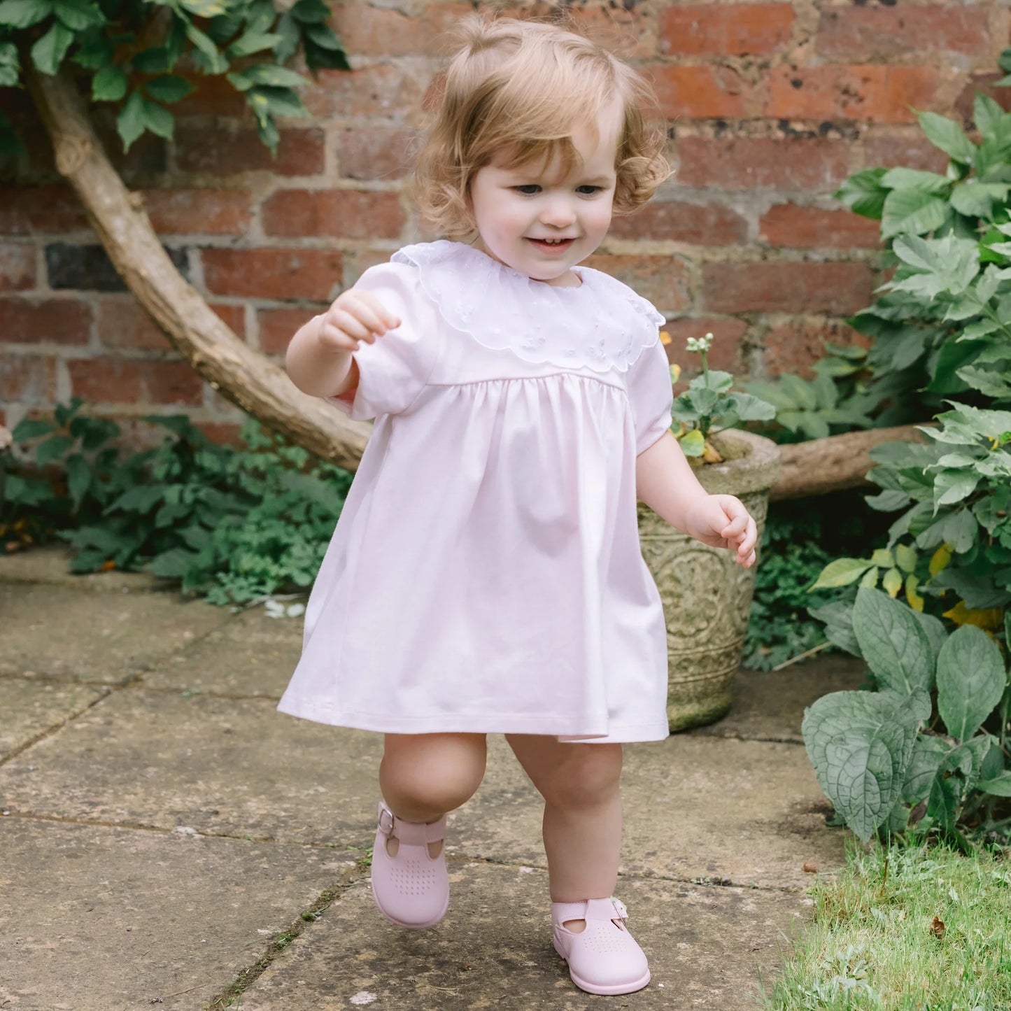 Emile et Rose - Light pink dress and pants, Janais