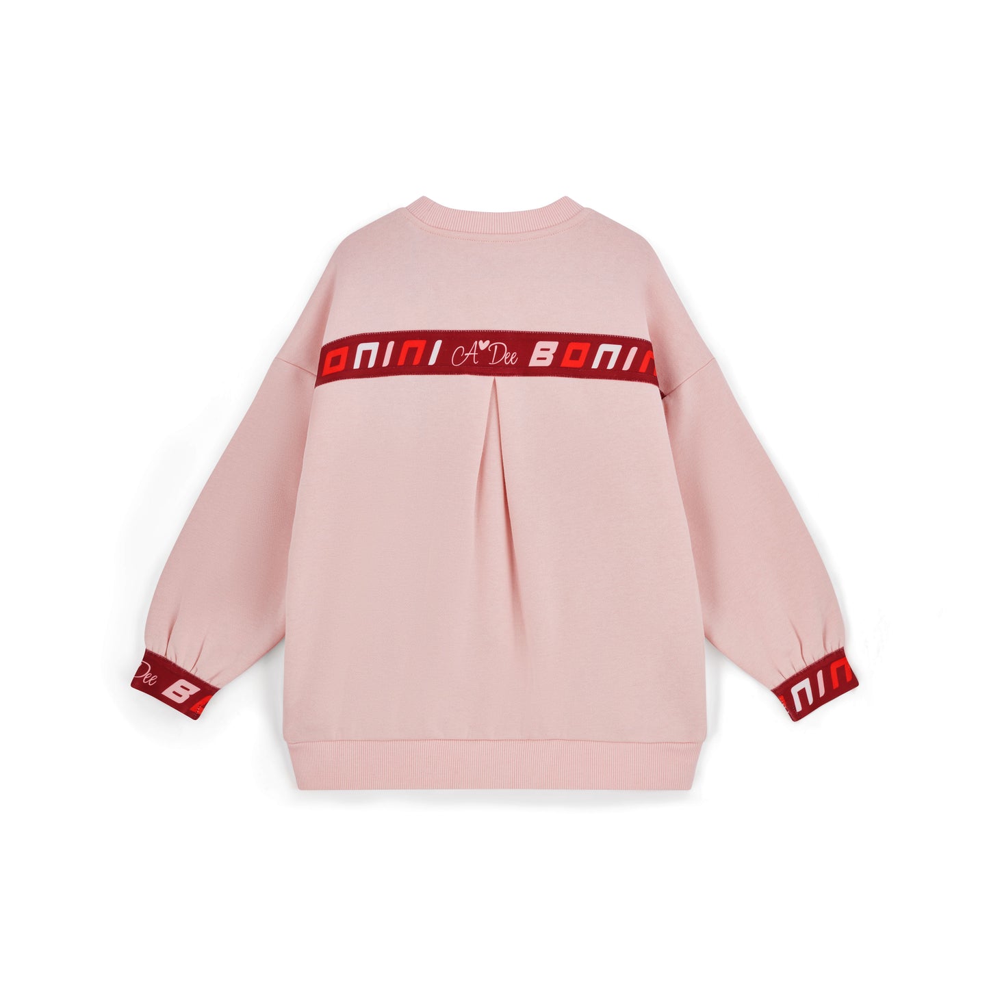 Bonini - Light pink tape sweatshirt