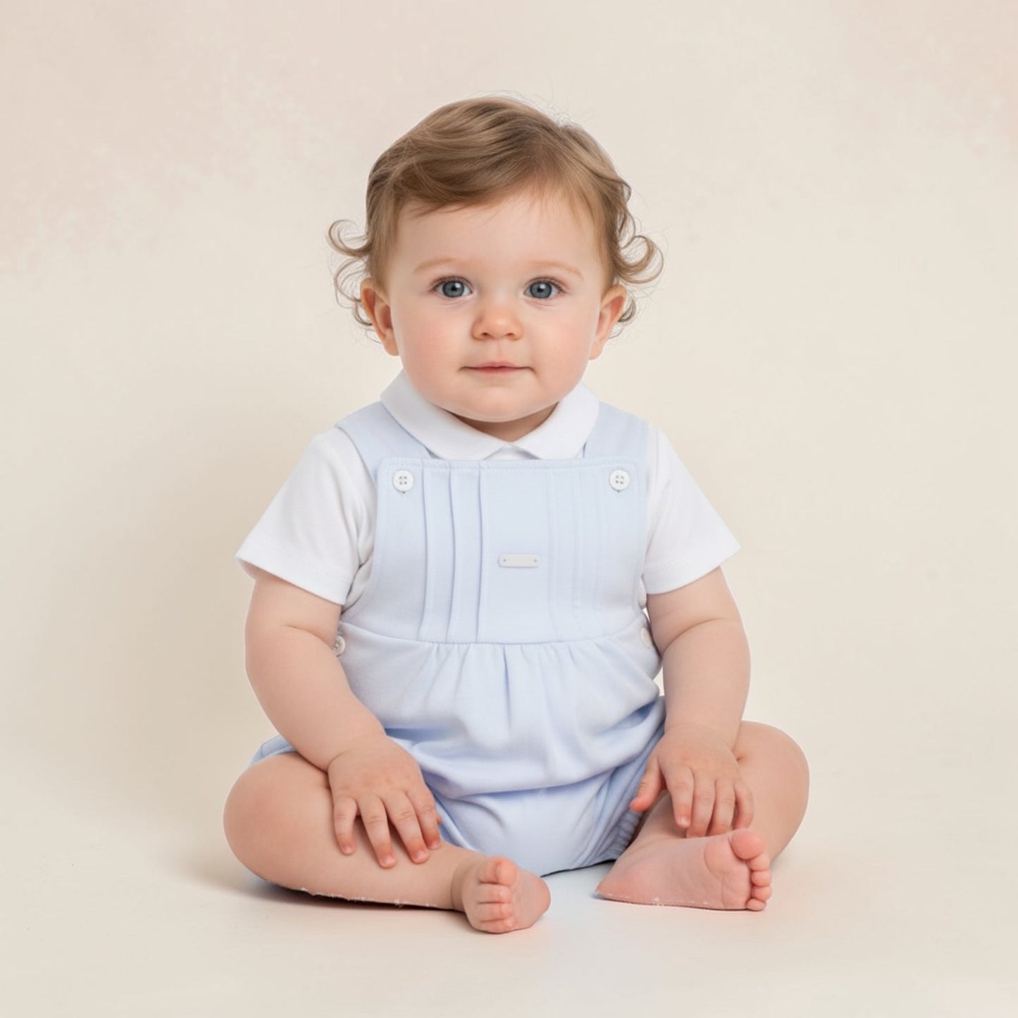 blues baby - Dungaree and shirt