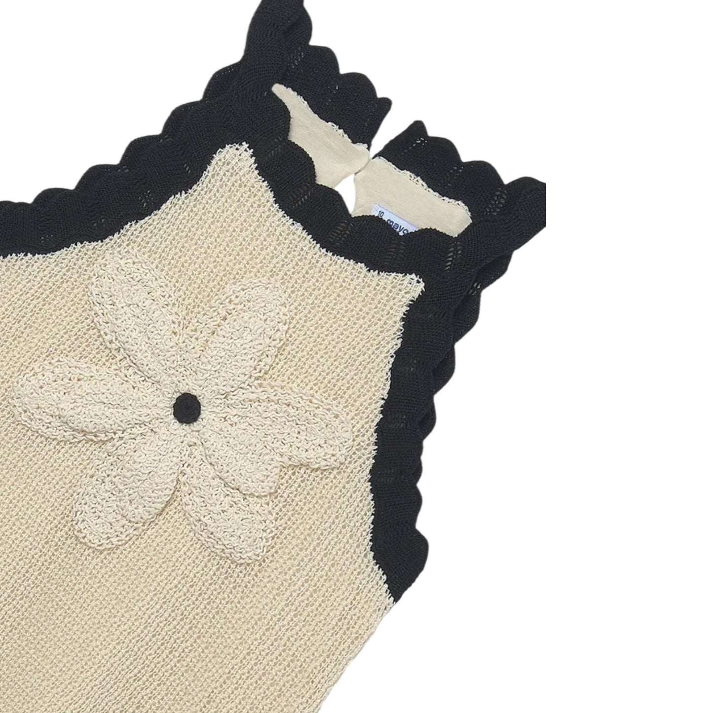 Mayoral - Cream knit dress