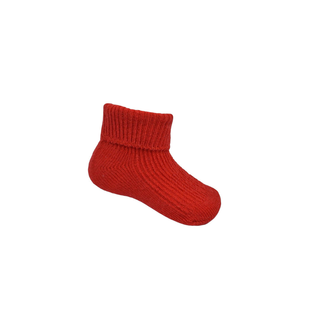 Soft Touch - baby ankle socks, red