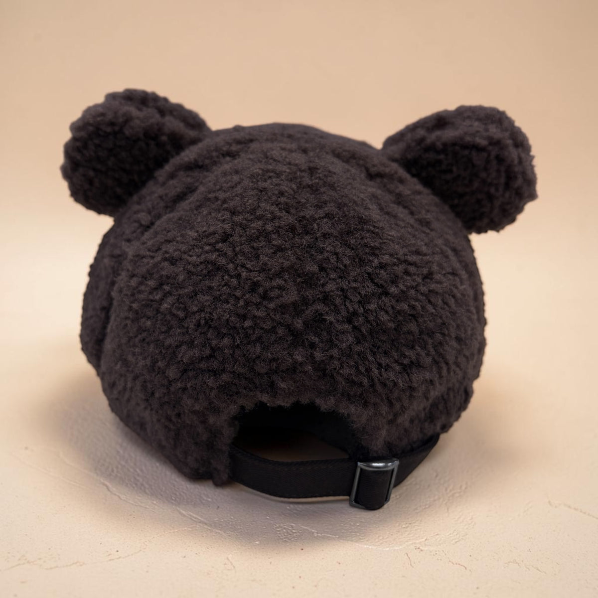 Boss Steiff - Collaboration brown fleece cap with bear ears