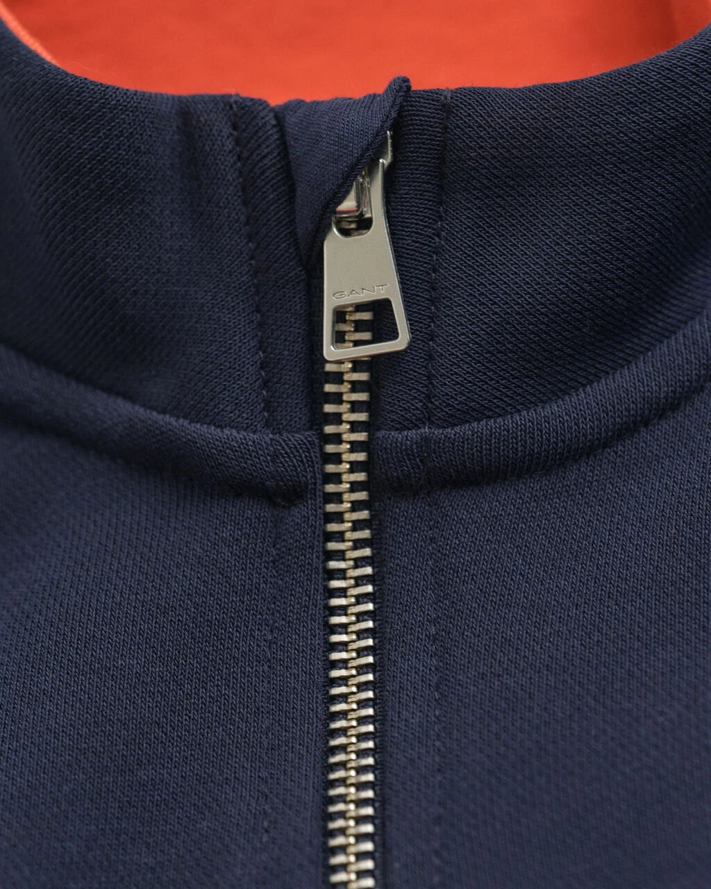 Gant - Navy and orange half zip top, 2-8yrs