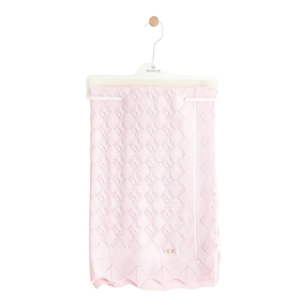 leo king, shawl, leo king - Light pink cotton shawl, delicate detail
