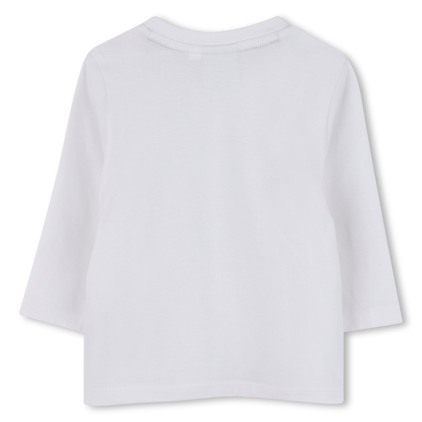 Boss - White long sleeved T-shirt, Boss front print. 2yrs -3yrs)