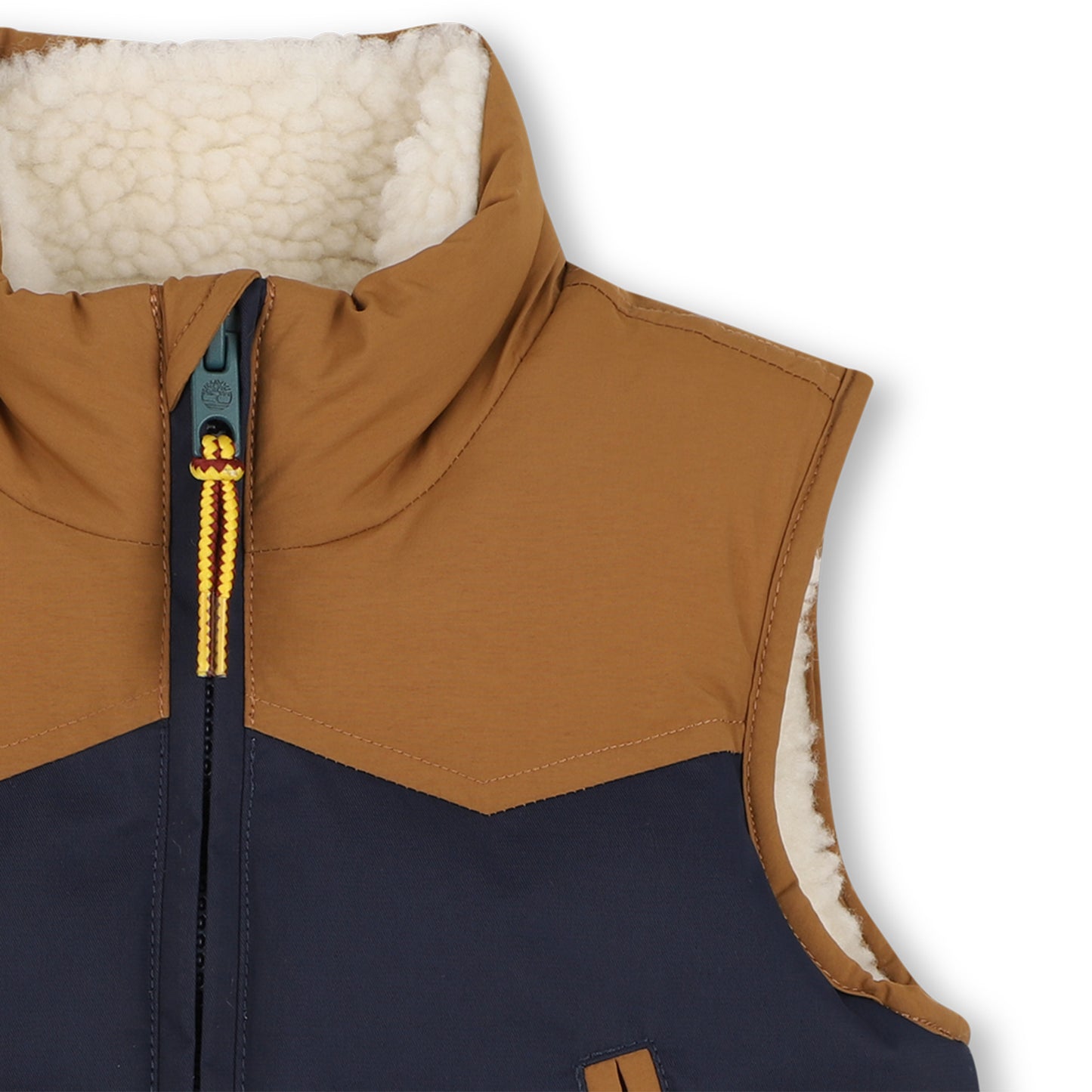 Timberland - Navy and tan gilet