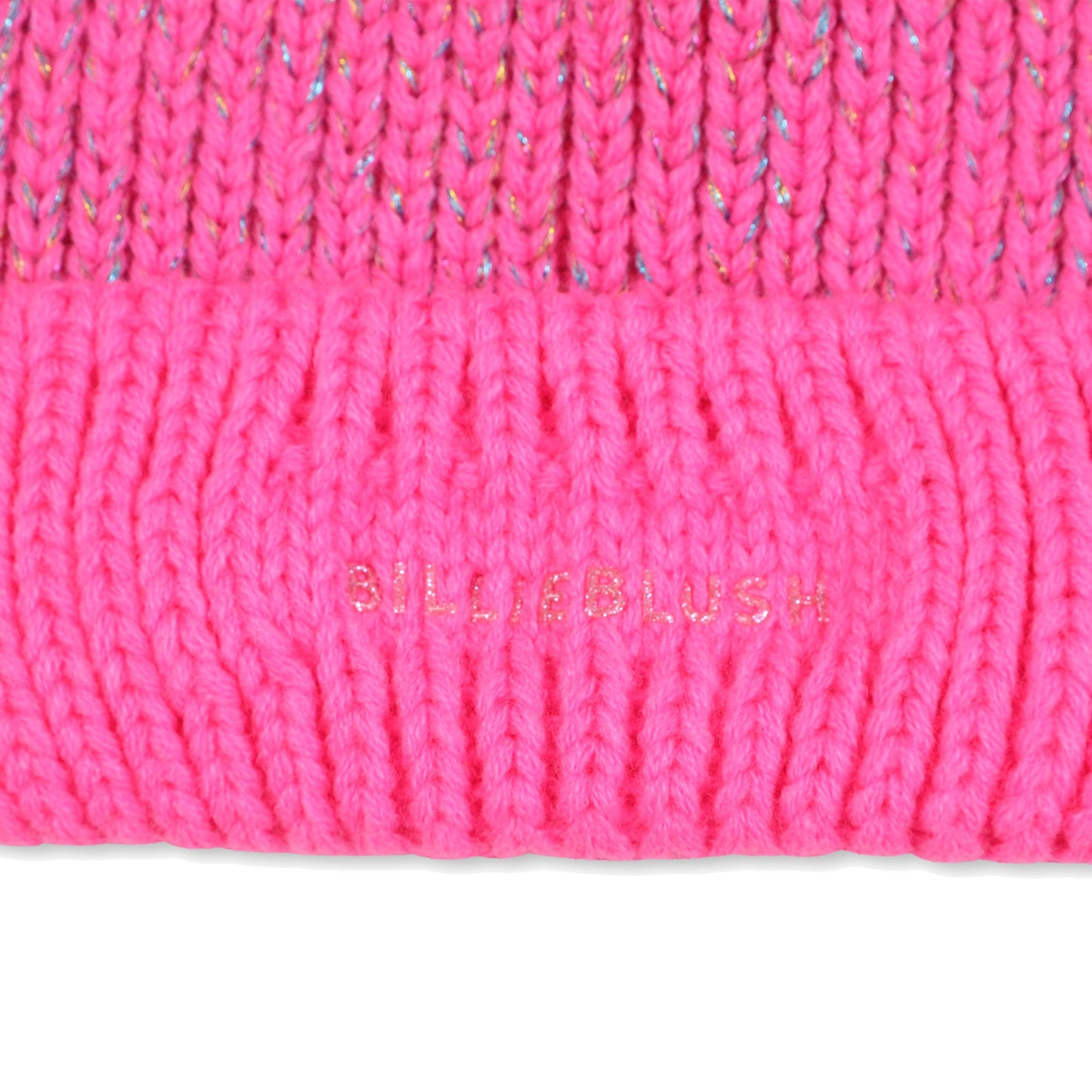 Billieblush - Pink Pull on double bobble hat
