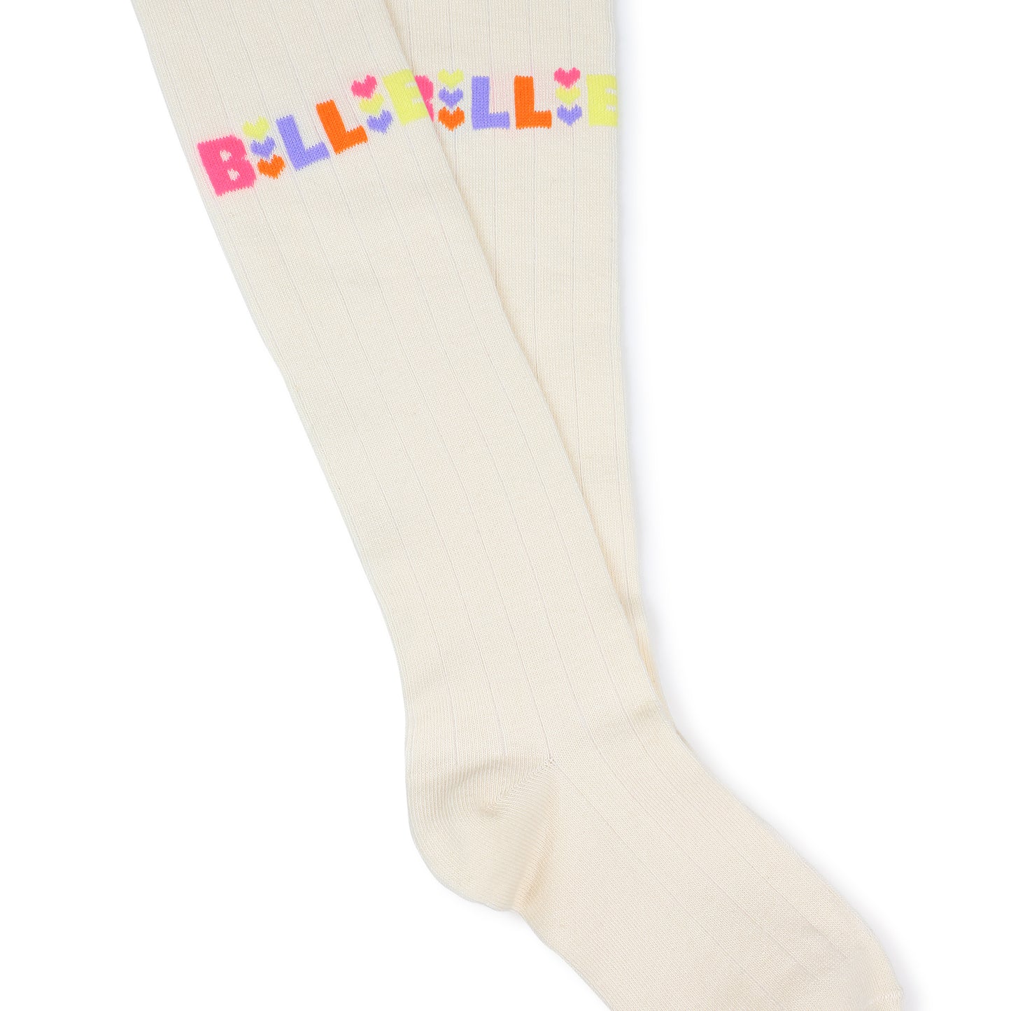 Billieblush - Cream tights with Billieblush branding
