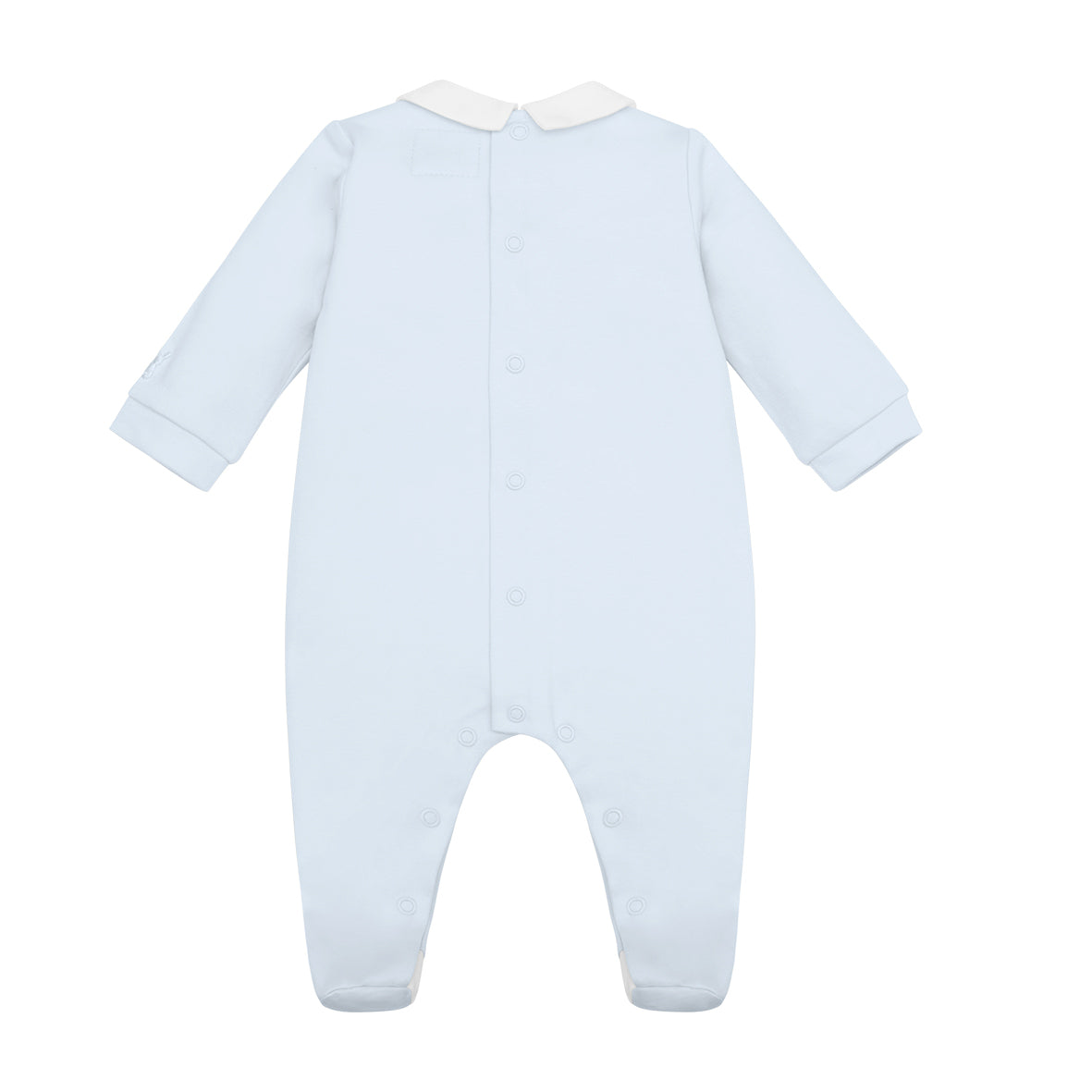 Emile et Rose - Pale blue all in one and pull on hat