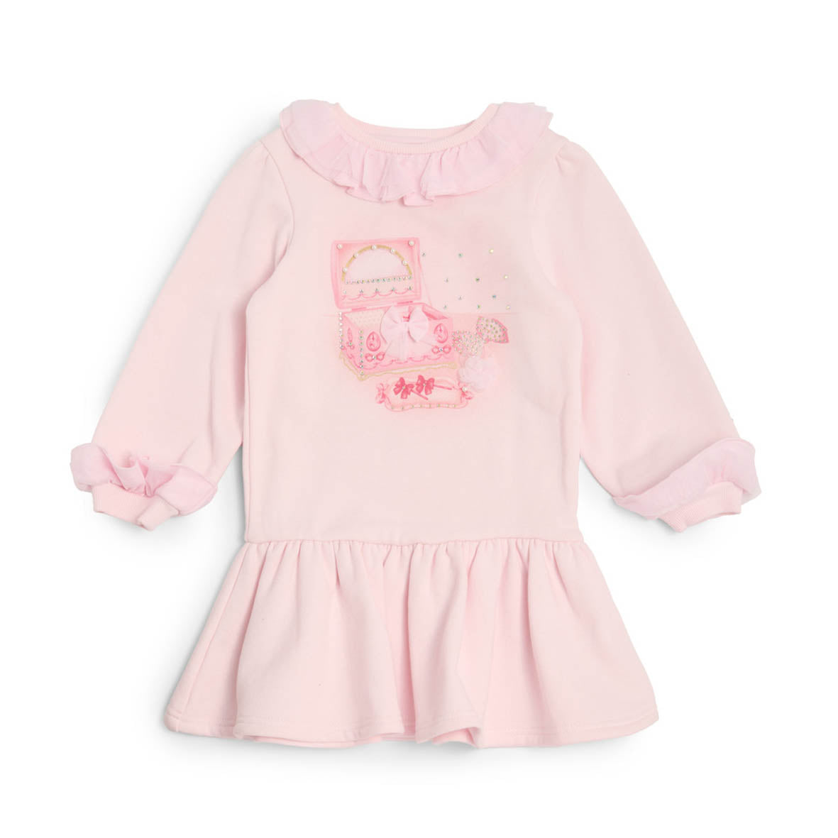 Caramelo Kids - Sweat dress, pink