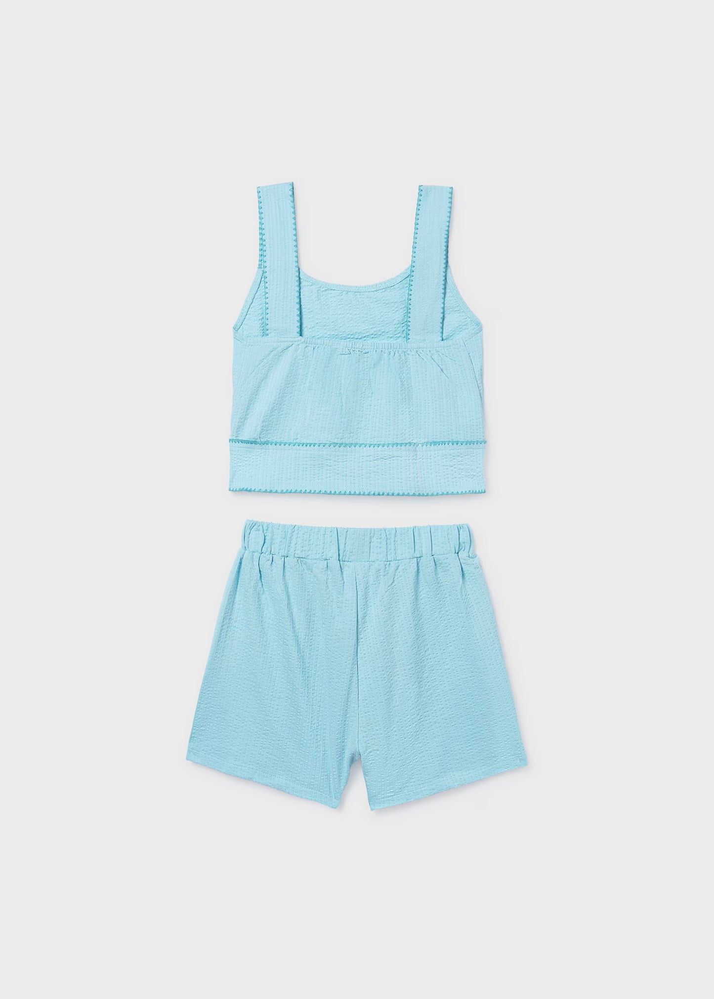 Mayoral - Aqua 2 piece shorts outfit