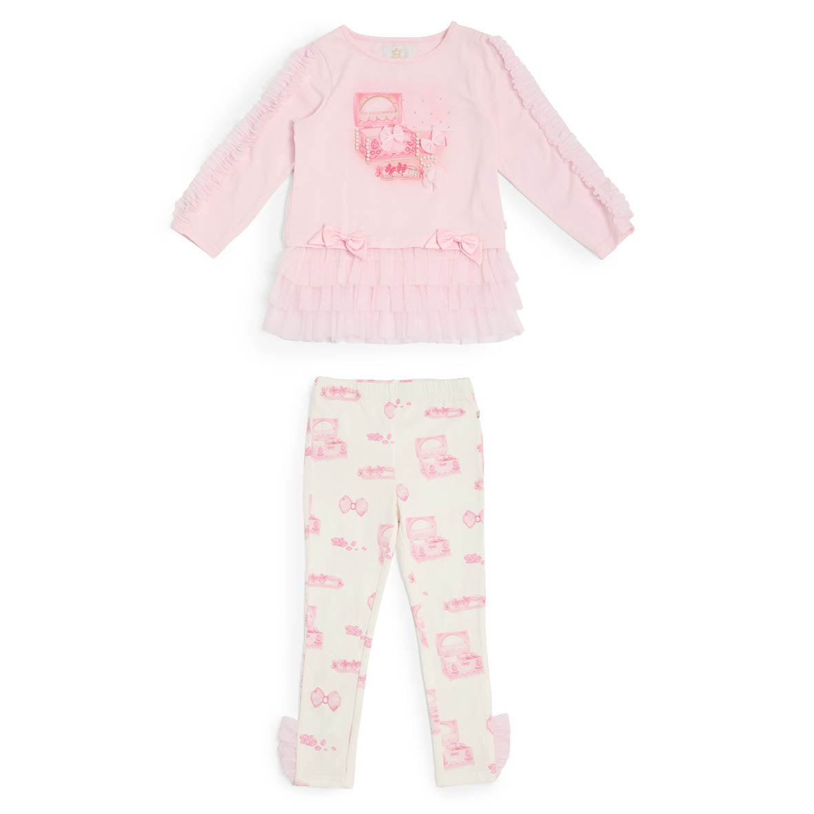 Caramelo Kids - Leggings set, pink