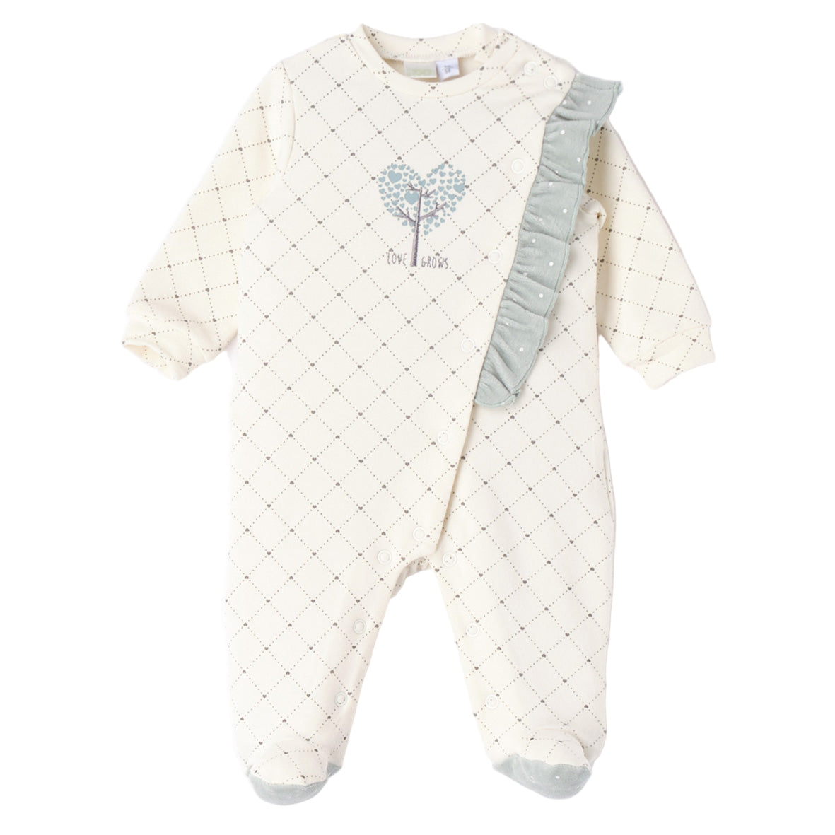 iDO, All in ones, iDO - Romper, Ivory/Sage