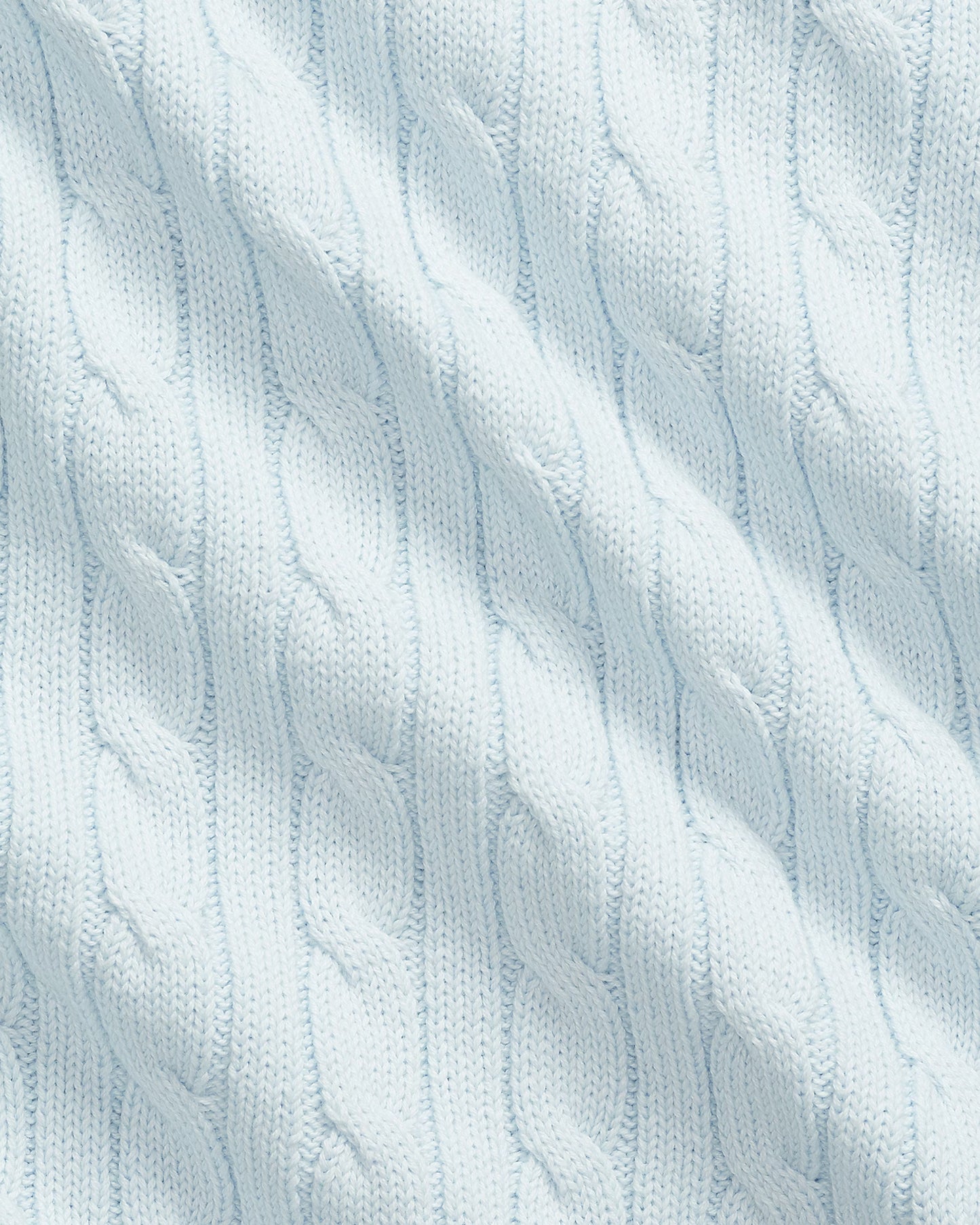 Ralph Lauren - Cable knit blanket in light blue