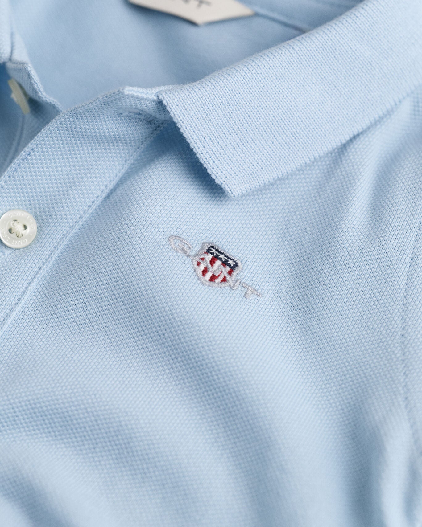 Gant, T-shirts, Gant - Light blue polo T-shirt (6m - 8yrs)