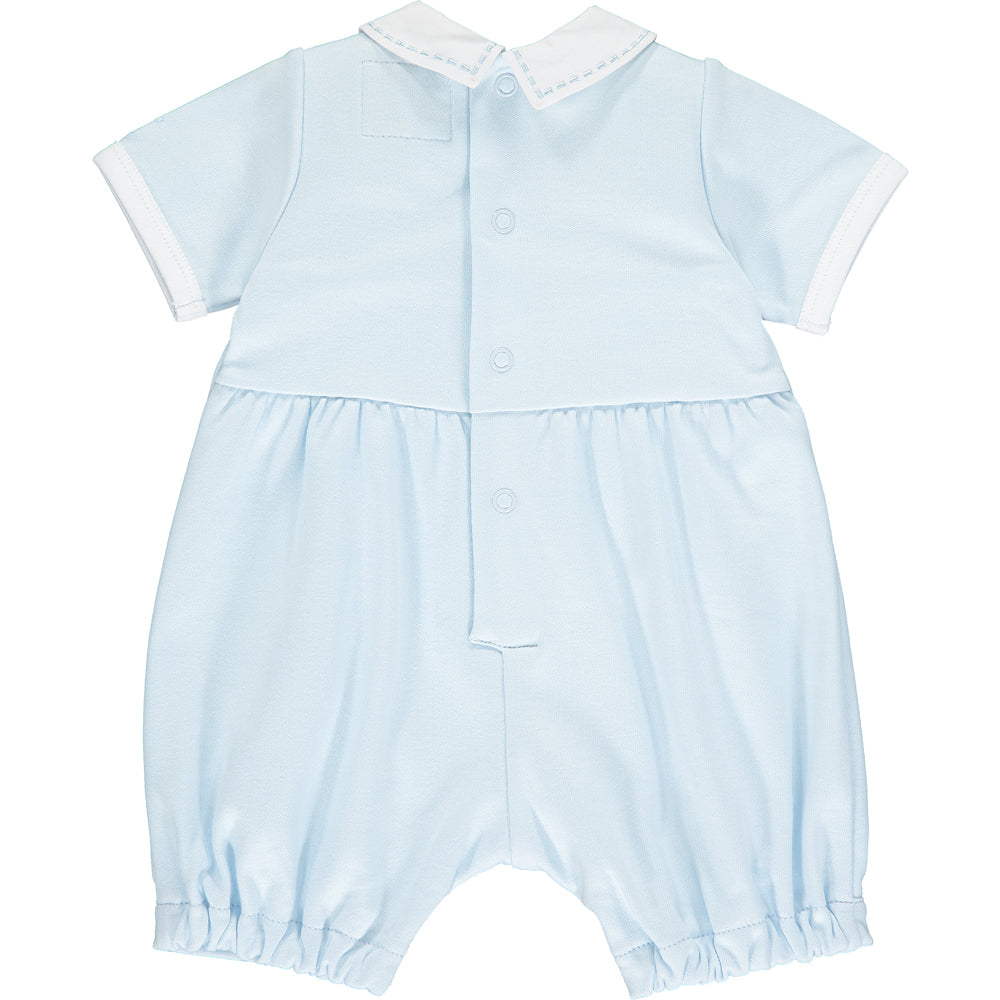 Emile et Rose, Romper, Emile et Rose - Baby boy pale blue romper 7301 Waldo