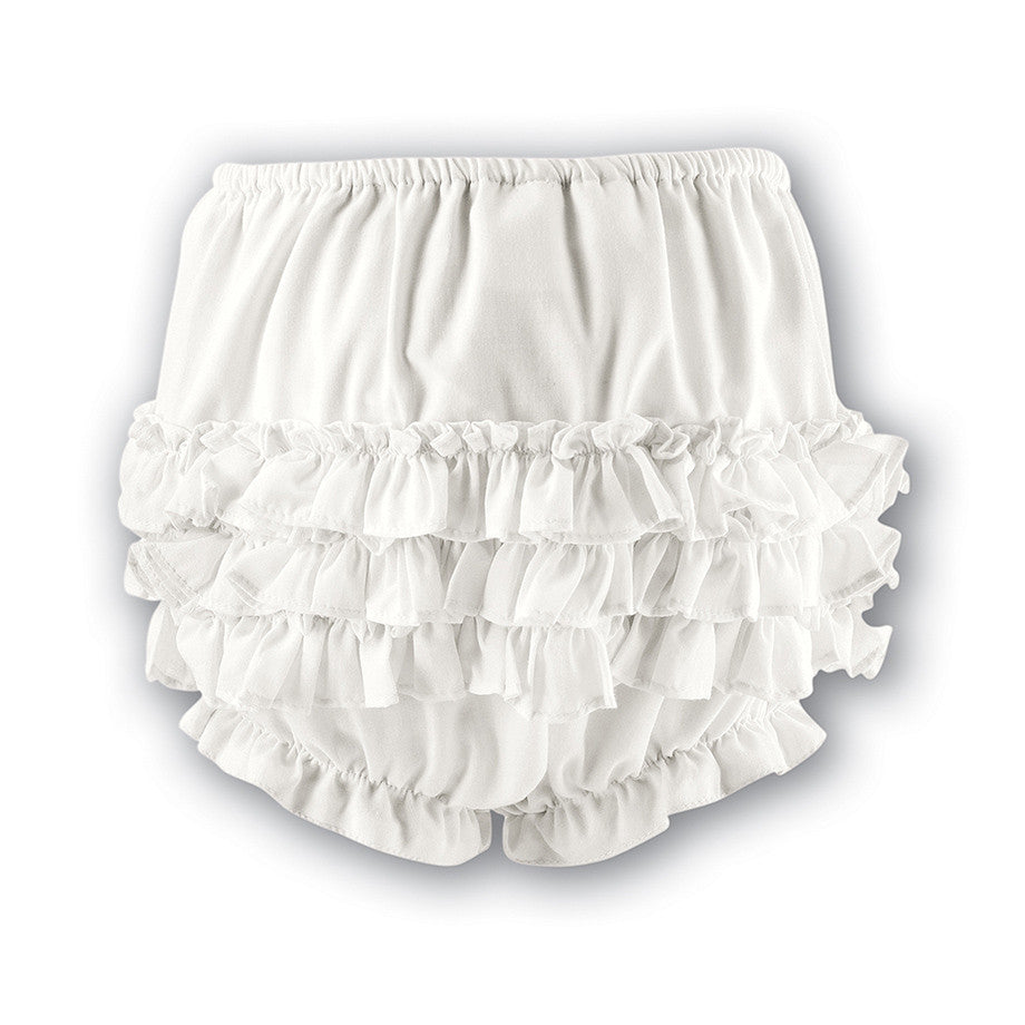 Sarah Louise, Accessories, Sarah Louise - Frilly Pants, Ivory 003760