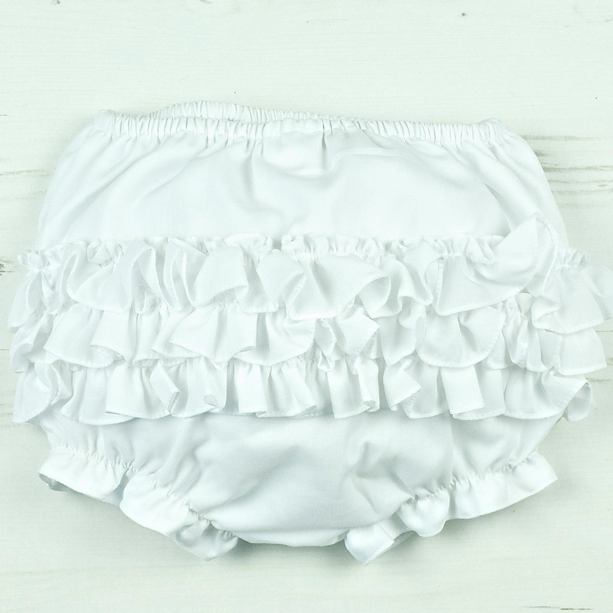 Sarah Louise, Accessories, Sarah Louise - Frilly pants, white 003760P