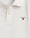 Gant, T-shirts, Gant - SS white polo shirt