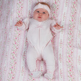 Emile et Rose, rompers, Emile et Rose - Pink all in one with matching headband, Daphne