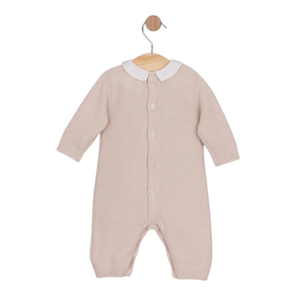 Emile et Rose - Beige knitted romper, Munro