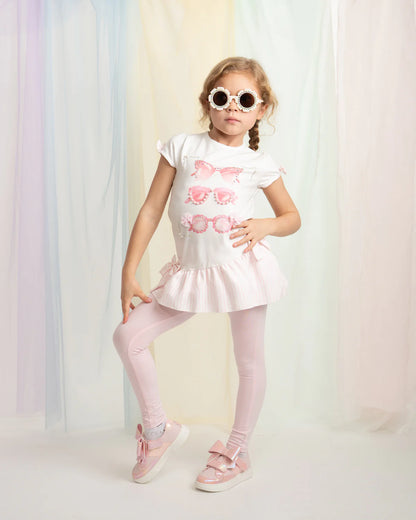 Caramelo Kids - Dress and Leggings Set