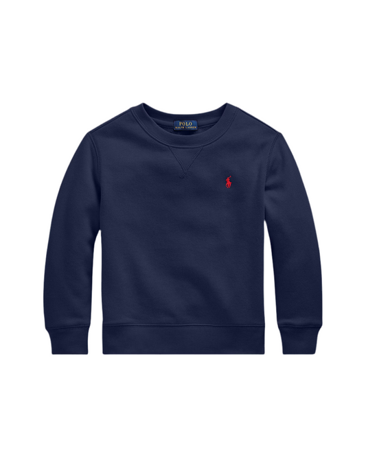 Ralph Lauren - Navy crew neck sweat top