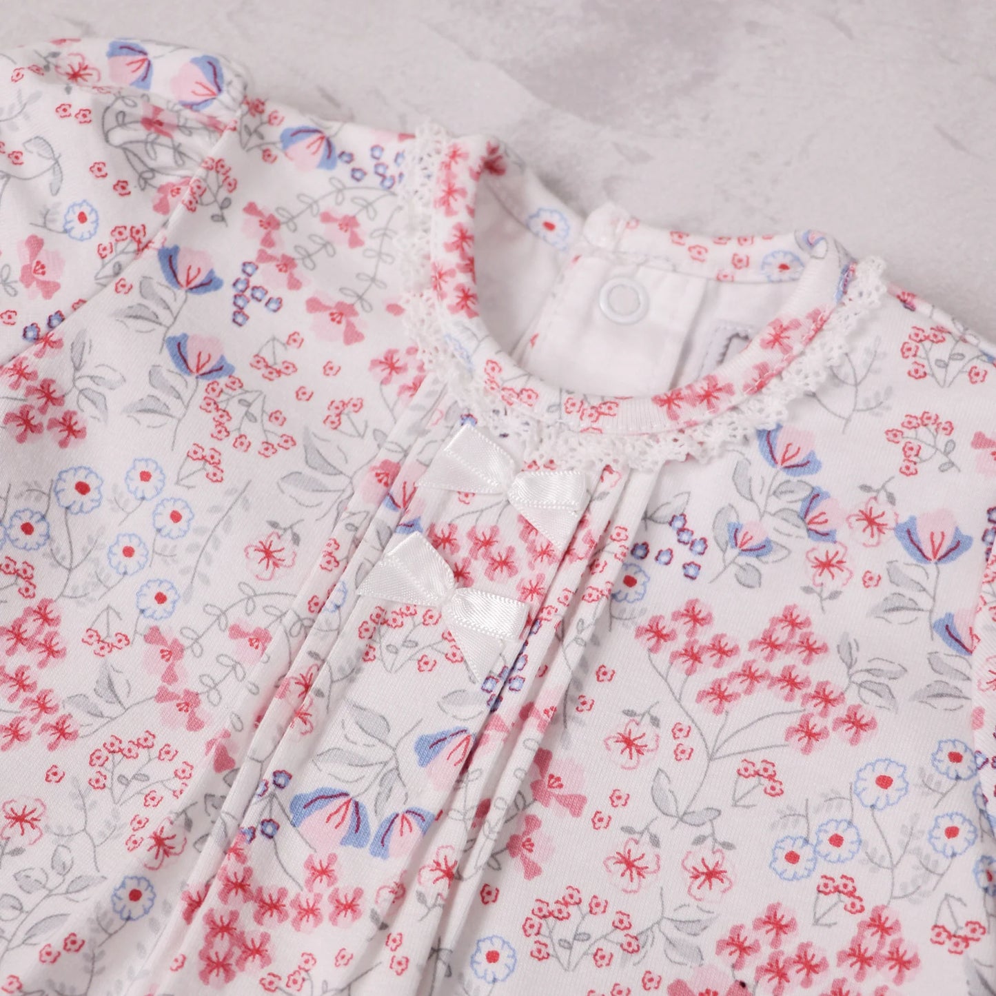 Emile et Rose - Light pink floral romper, Lori