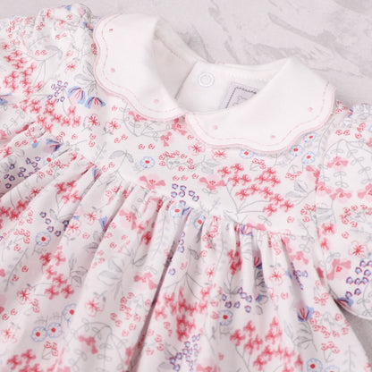 Emile et Rose - Light pink floral dress and pants, Lola
