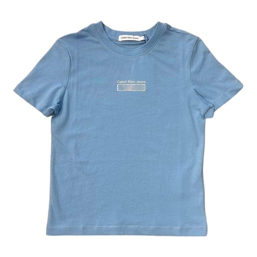 Calvin Klein, T-shirts, Calvin Klein - Dusk blue crew neck T-shirt