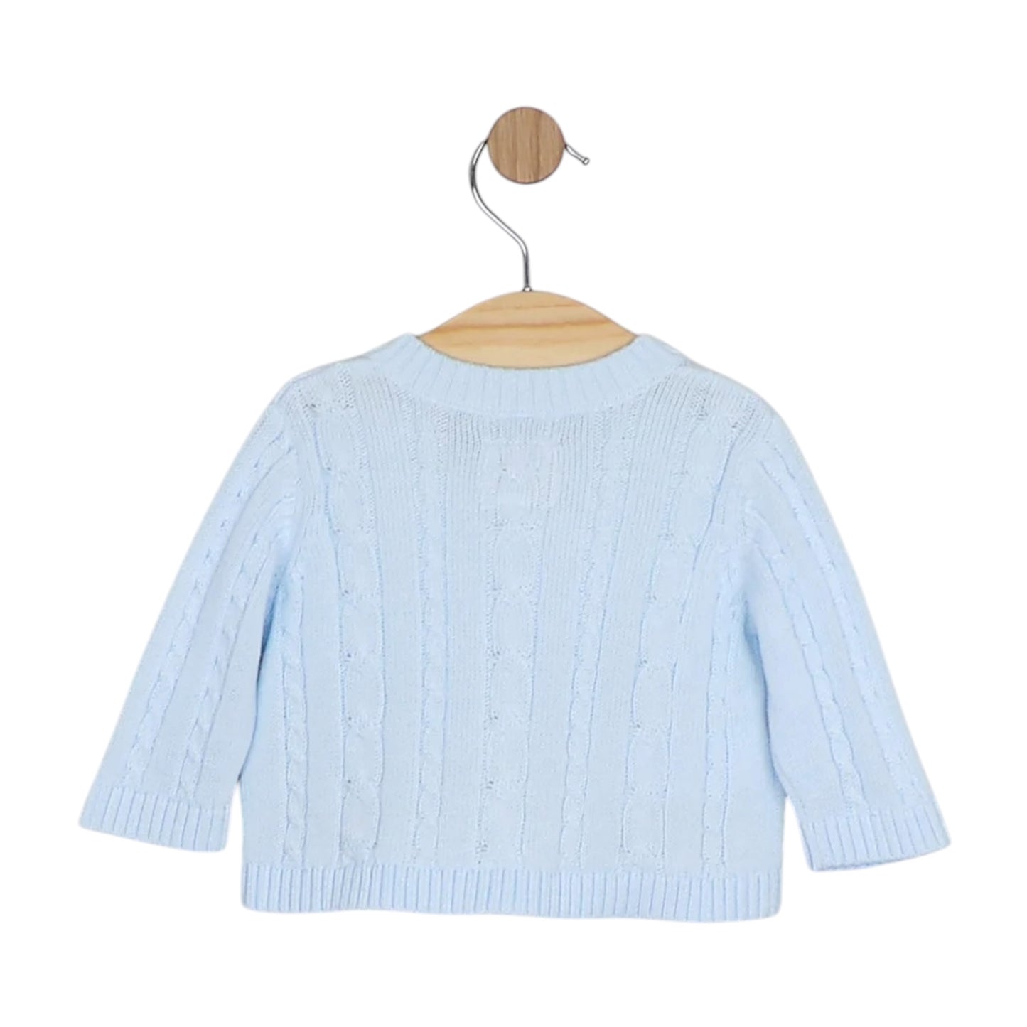 Emile et Rose - Cable knit cardigan, Blue