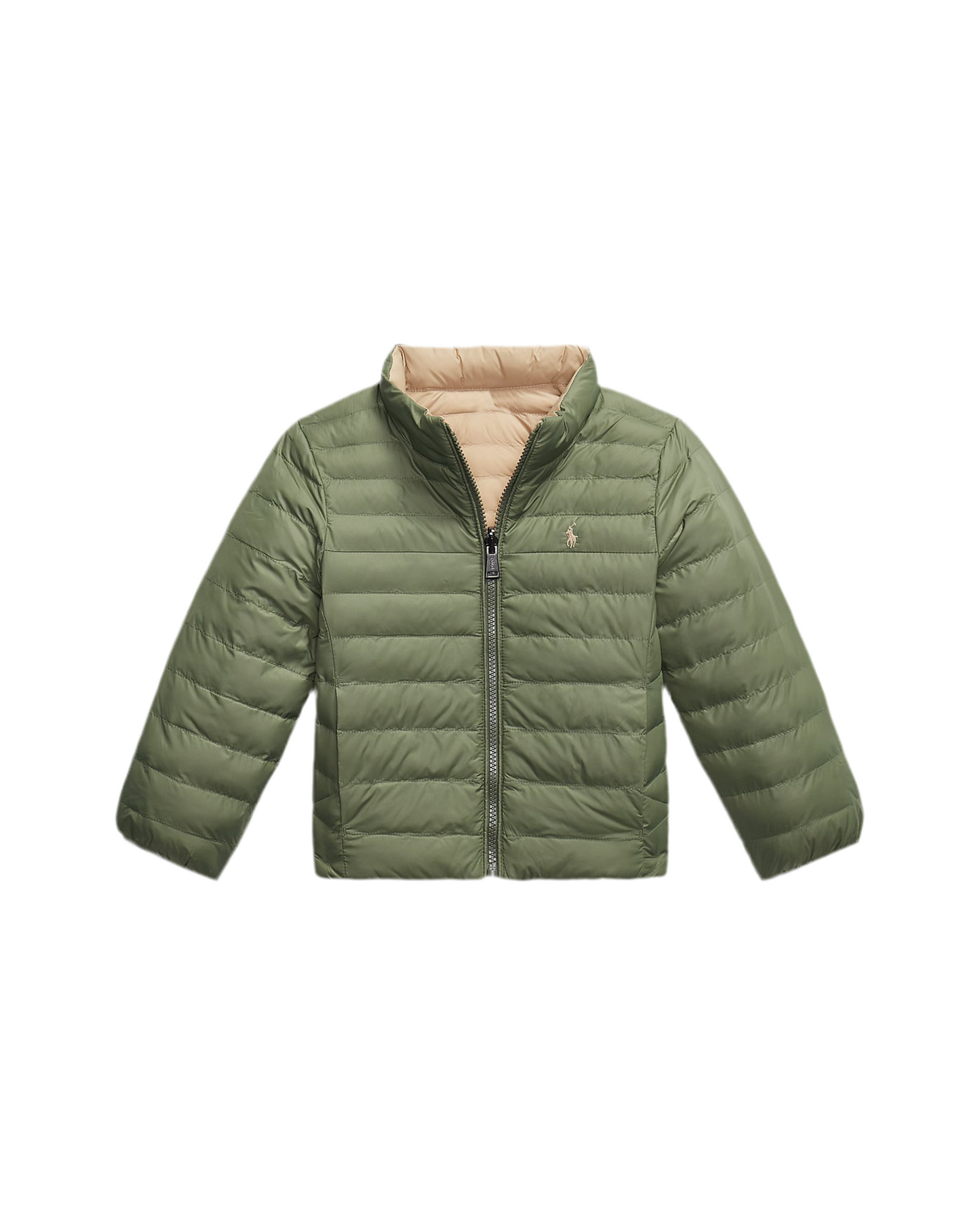 Ralph Lauren - Reversible padded jacket, sage and biscuit