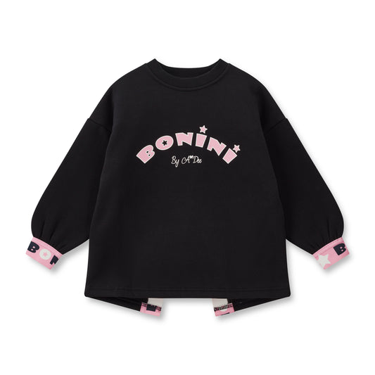 Bonini - Black sweatshirt, Groove
