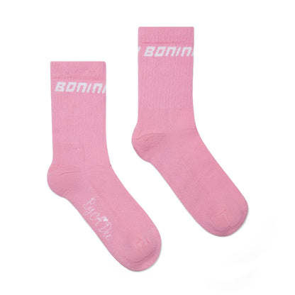 Bonini - Peony pink socks, Twirl