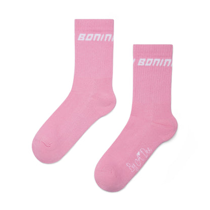 Bonini - Peony pink socks, Twirl