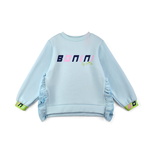 Bonini - Sky blue split side jumper, Strive