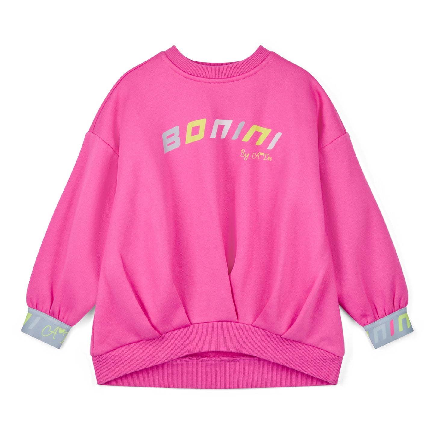 Bonini - Hot Pink tape sweatshirt