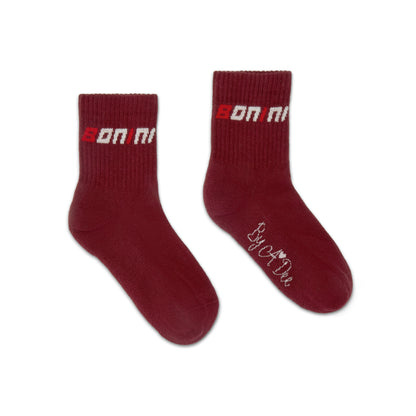 Bonini - Burgundy sports socks