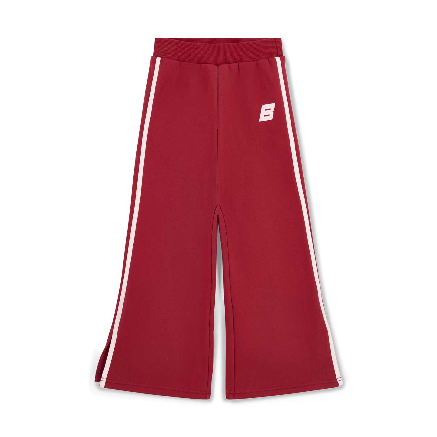 Bonini - Burgundy, piping, wide leg joggers