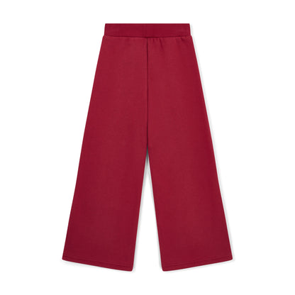 Bonini - Burgundy, piping, wide leg joggers