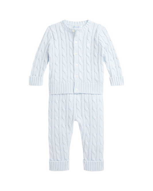 Ralph Lauren - Knitted Set, Pale Blue