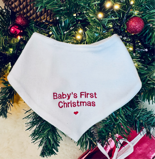 Betty Mckenzie - Baby's first Christmas bib