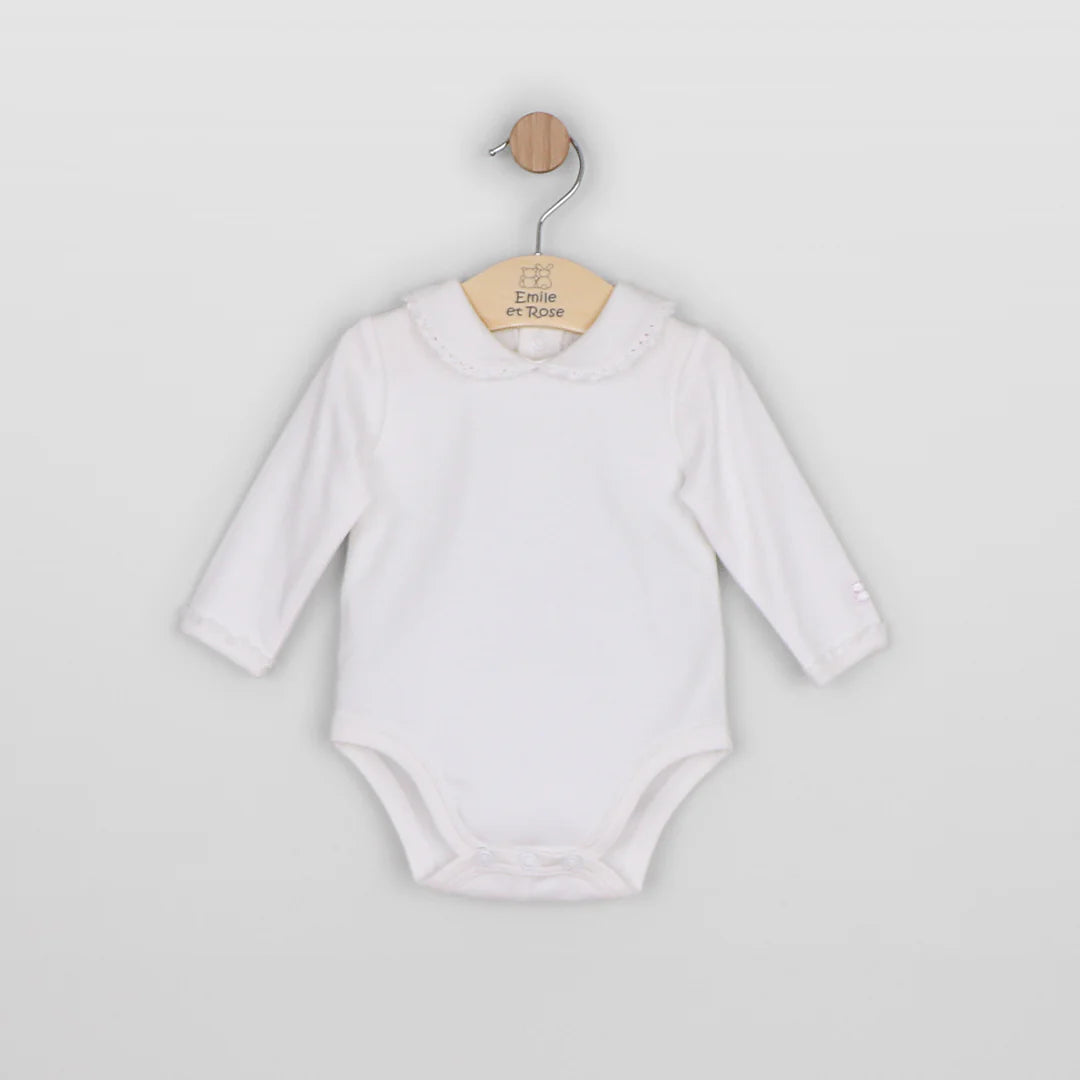 Emile et Rose - Pink pinafore dress and white top, Mitzi