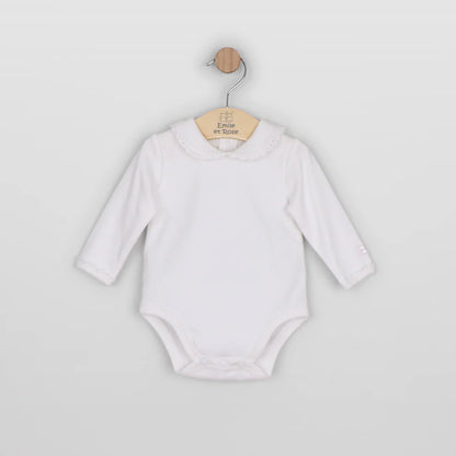 Emile et Rose - Pink pinafore dress and white top, Mitzi