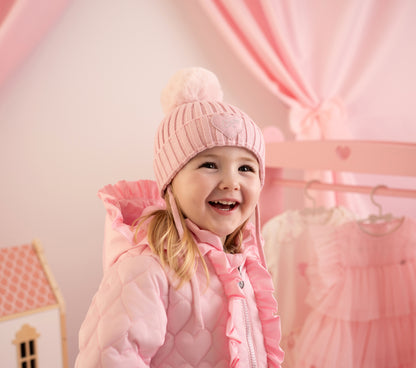 Little A - Light pink coat, Kaia