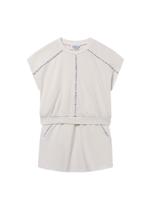 Mayoral - Cream 2 piece skirt outfit