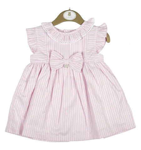 Mintini - Pink and white striped sun dress