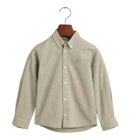 Gant, Shirts, Gant - Boys Oxford, shield shirt, muted greena