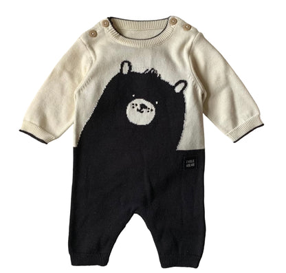 Fable & Bear, rompers, Fable & Bear - Fine knit romper, Bear