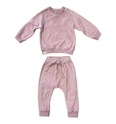 Betty's Friendly, Trousers, Betty Mckenzie -  Dusky soft pink jogging set, towelling